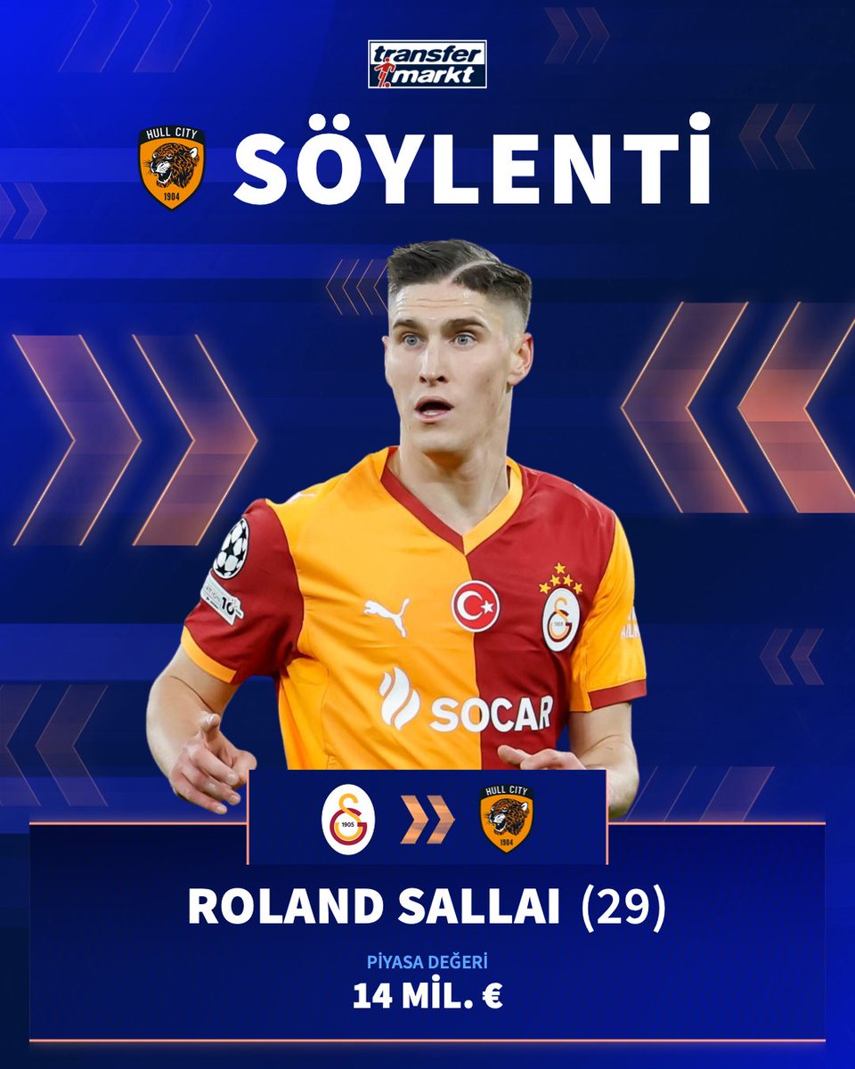 🚨 Hull City, Galatasaray'dan Roland Sallai ve Victor Nelsson ile ilgileniyor!