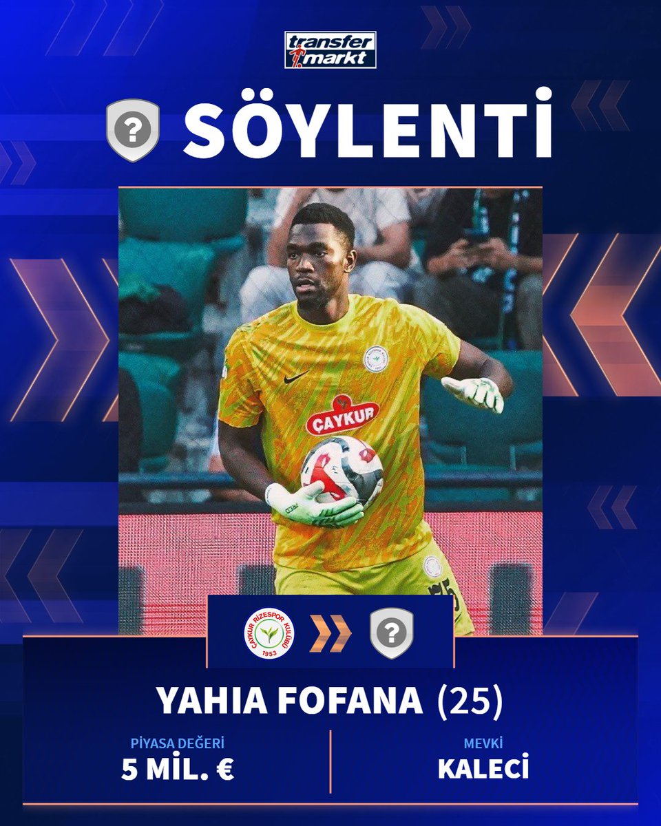 🚨 Yahia Fofana ile Avrupa’dan ilgilenen takımlar var!