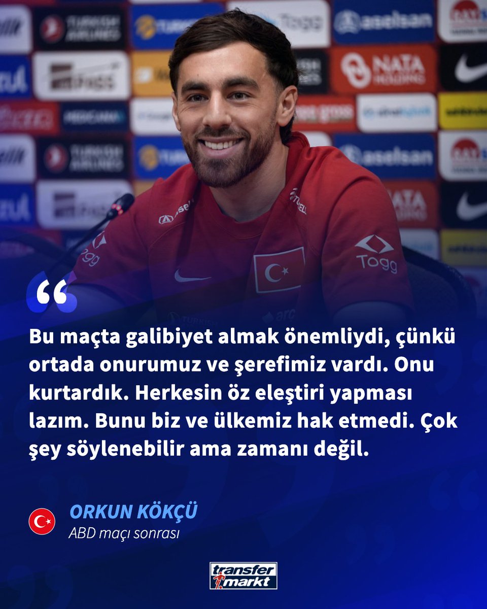 🗣️ A Milli Takımımız futbolcusu Orkun Kökçü'nün maç sonu açıklamaları!