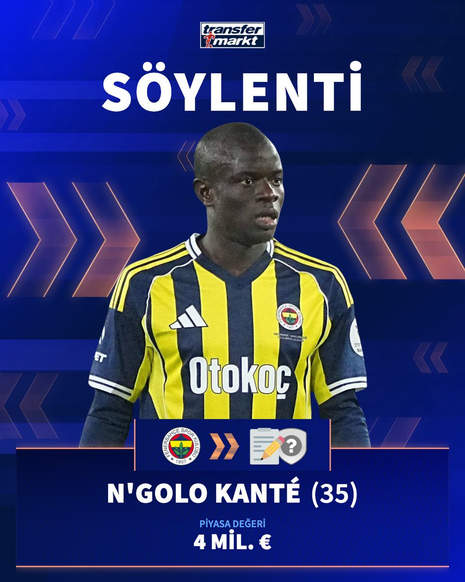 💰 Fenerbahçe, N'Golo Kante'nin sözleşmesinin revize edilmesini ya da gelen tekliflerin değerlendirilmesini isteyecek!