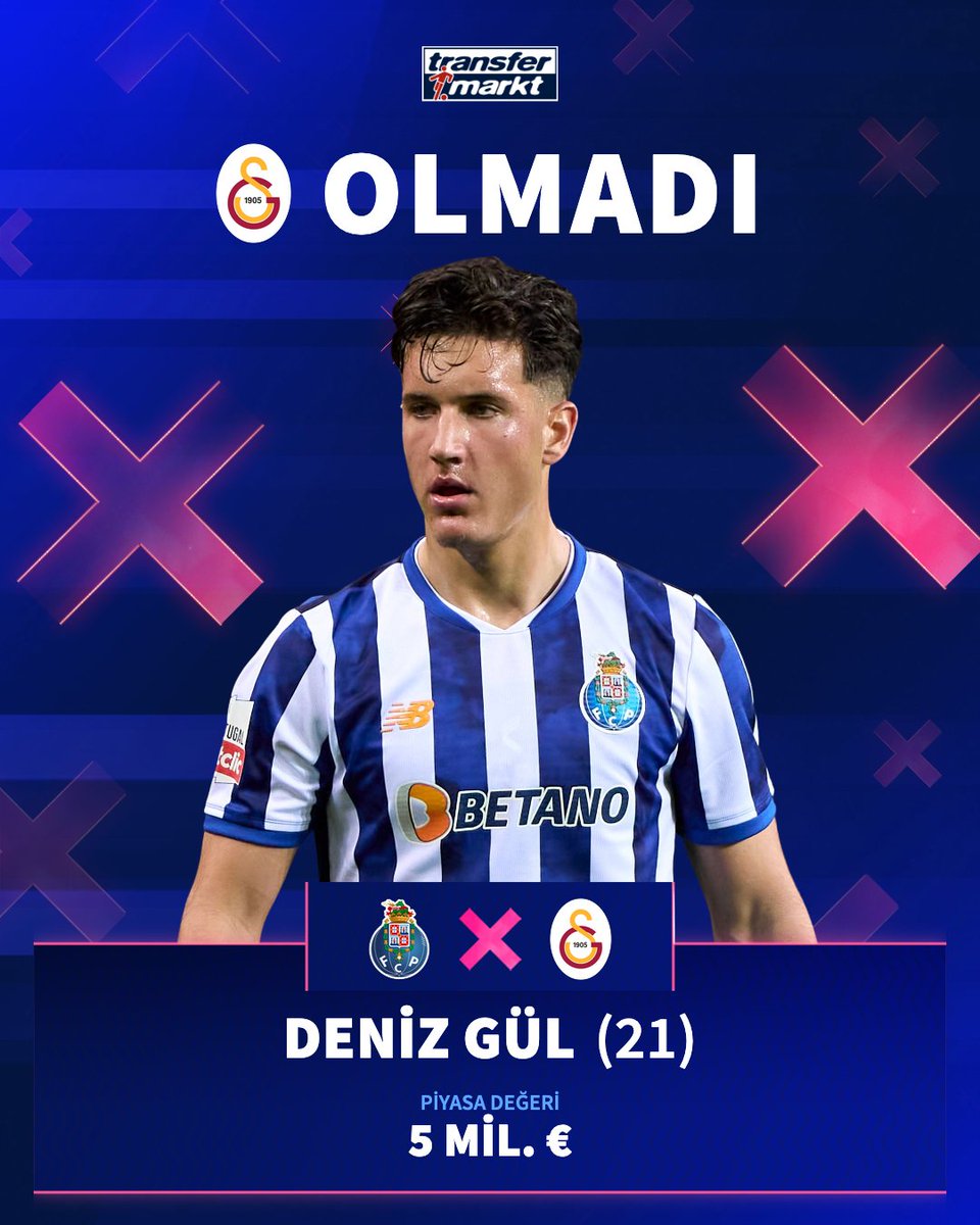 🟡🔴 Deniz Gül, artık Galatasaray'ın transfer listesinde yer almıyor!