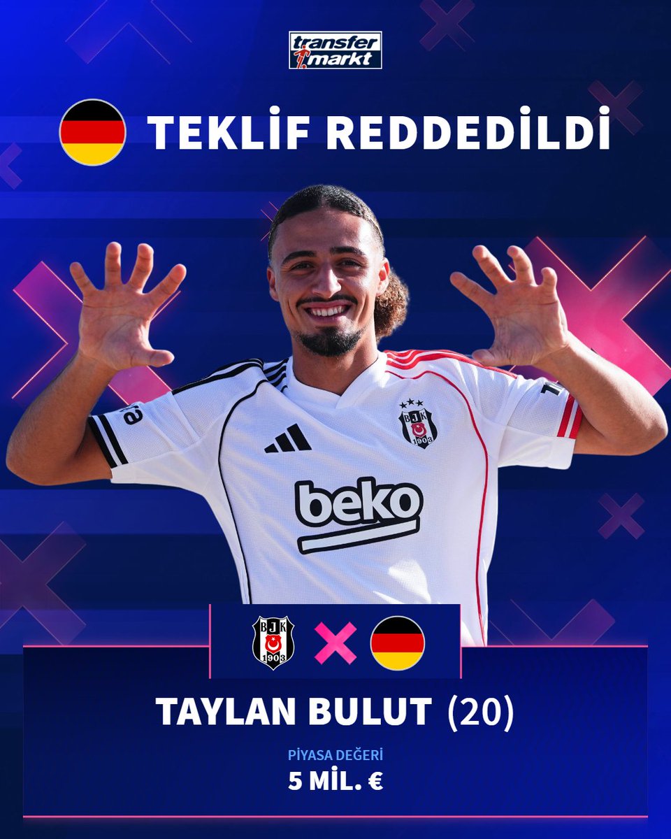 ⚫️⚪️ Beşiktaş, Almanya'dan talibi olan Taylan Bulut'un ayrılığına sıcak bakmıyor.