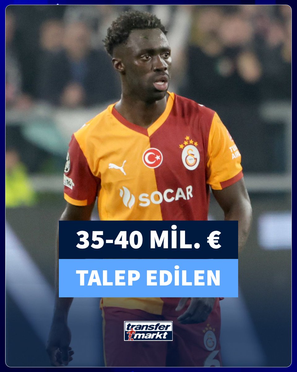 🔴🟡 Galatasaray’ın Davinson Sanchez için 35-40 mil. € bonservis bedeli düşünüyor.
