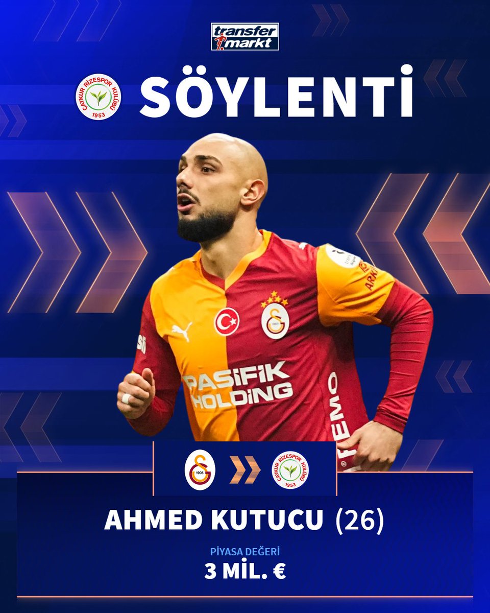 🚨 Rizespor, Galatasaray forması giyen Ahmed Kutucu'yu kadrosuna katmak istiyor!