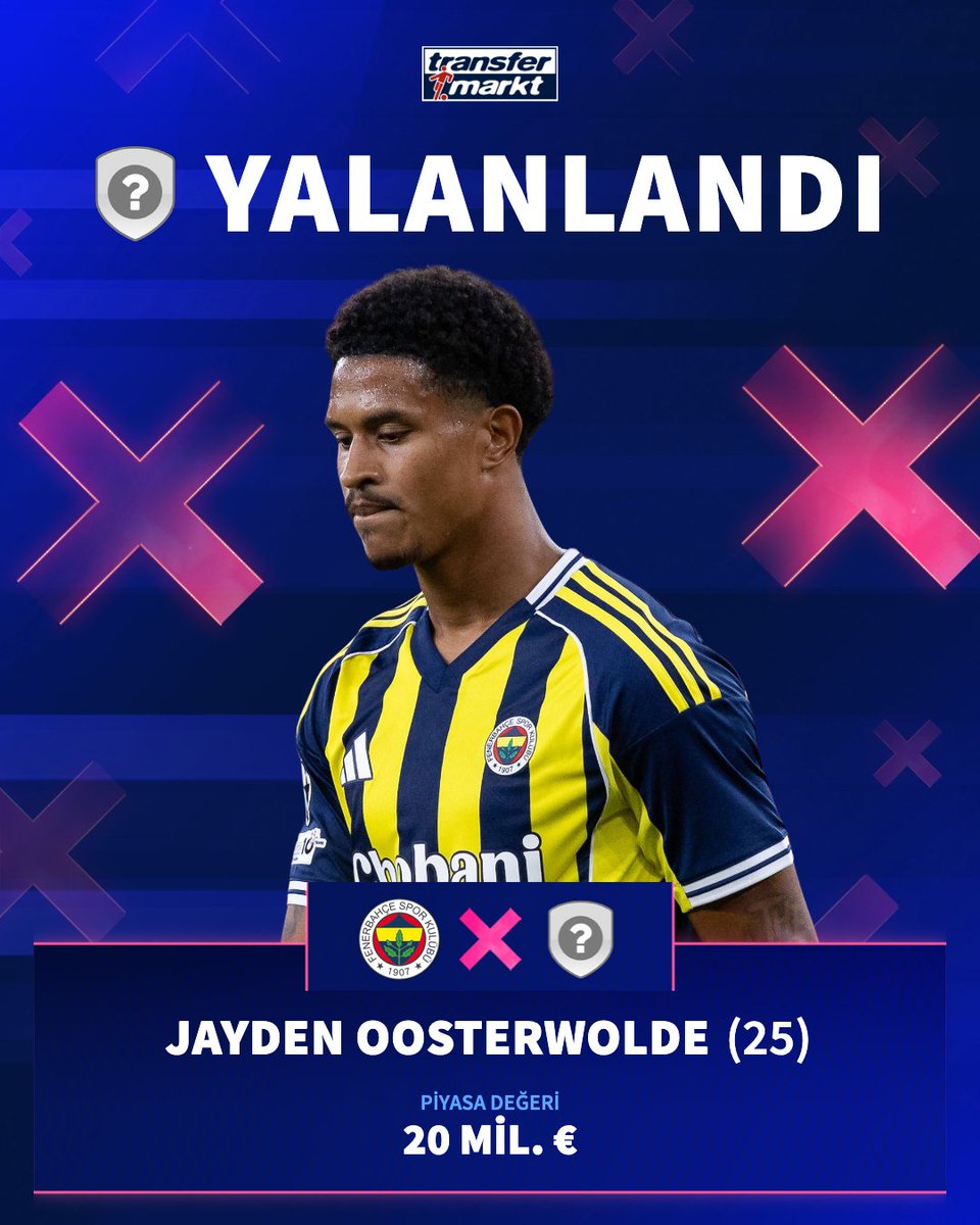 🗣️ Fenerbahçe Teknik Direktörü İsmail Kartal: "Jayden Oosterwolde bu sezon bizimle olacak.”