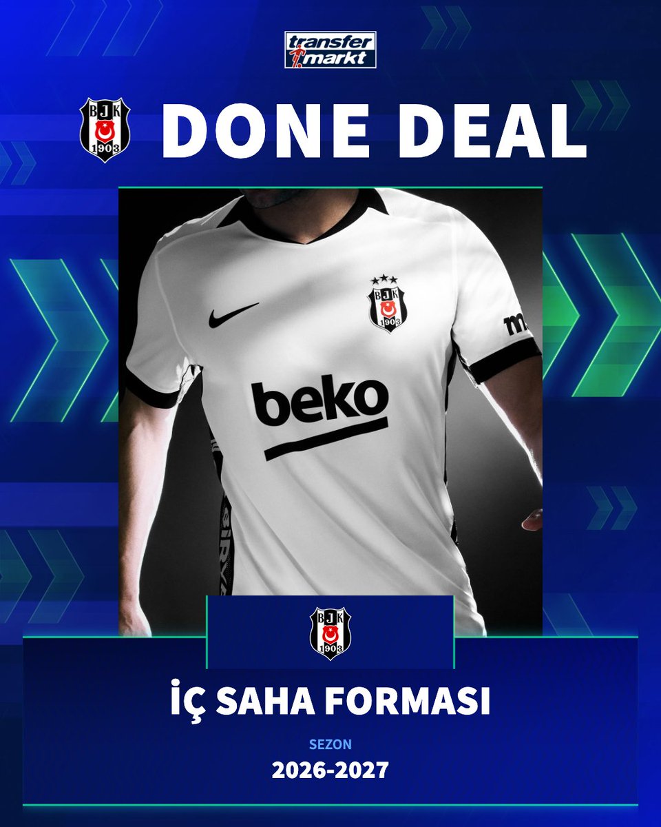 👕 Beşiktaş yeni sezon iç saha formasını tanıttı! futbolsonhaber.com