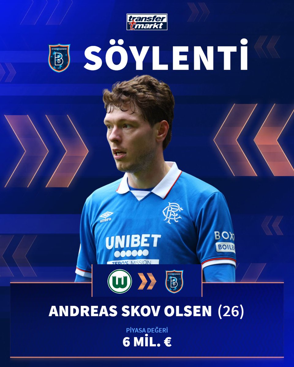 🦉 Başakşehir FK, Wolfsburg forması giyen Andreas Skov Olsen ile resmi görüşmelere başladı!