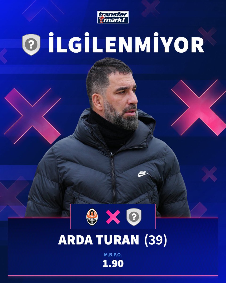 🗣️ Arda Turan: "Shakhtar Donetsk, bana kendi takımımı oluşturma fırsatı verdiği için 1 sene daha kalmak istiyorum. Orada aile gibiyiz, bana 