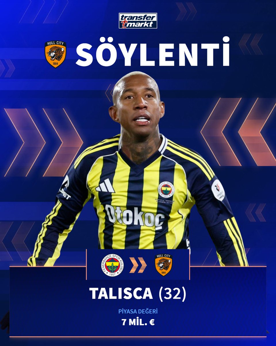 💰 Hull City'den teklif alan Anderson Talisca, Fenerbahçe'den transferine izin verilmesini talep etti!