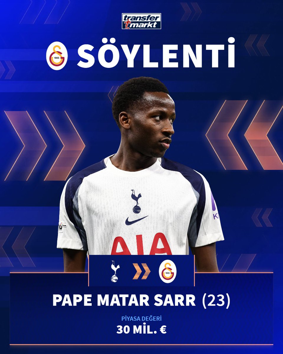 🤑 Pape Matar Sarr, Galatasaray'ın geniş listesinde yer alıyor!