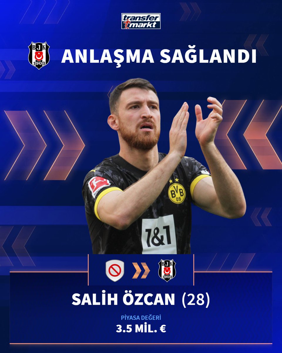 🚨 Beşiktaş, Salih Özcan ile 3 yıllık sözleşme imzalayacak!