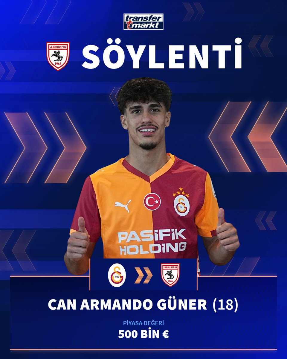 🚨 Samsunspor, Galatasaray’dan Can Armando Güner ile ilgileniyor!