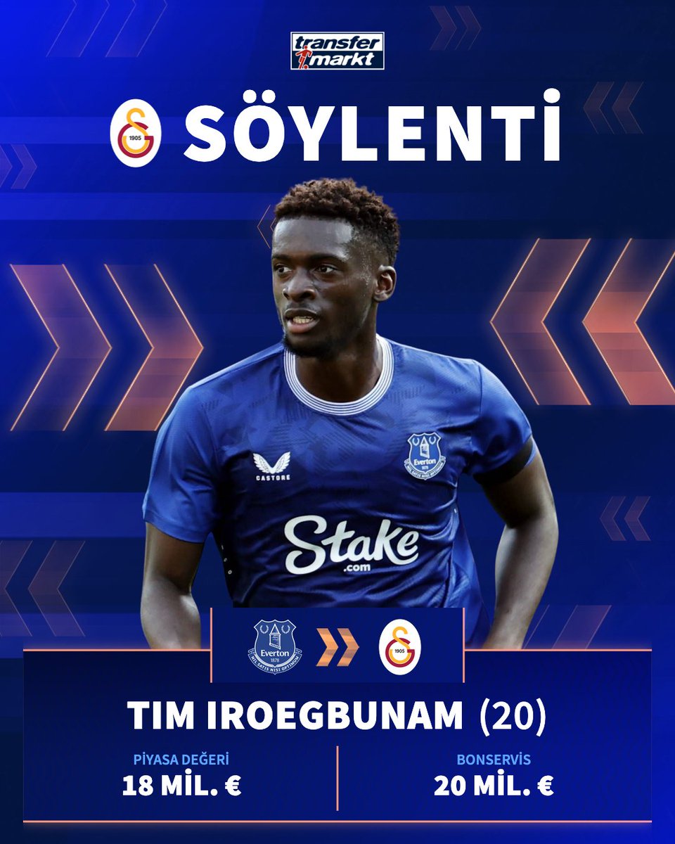 💰 Galatasaray, Everton forması giyen Tim Iroegbunam'ın şartları sordu!
