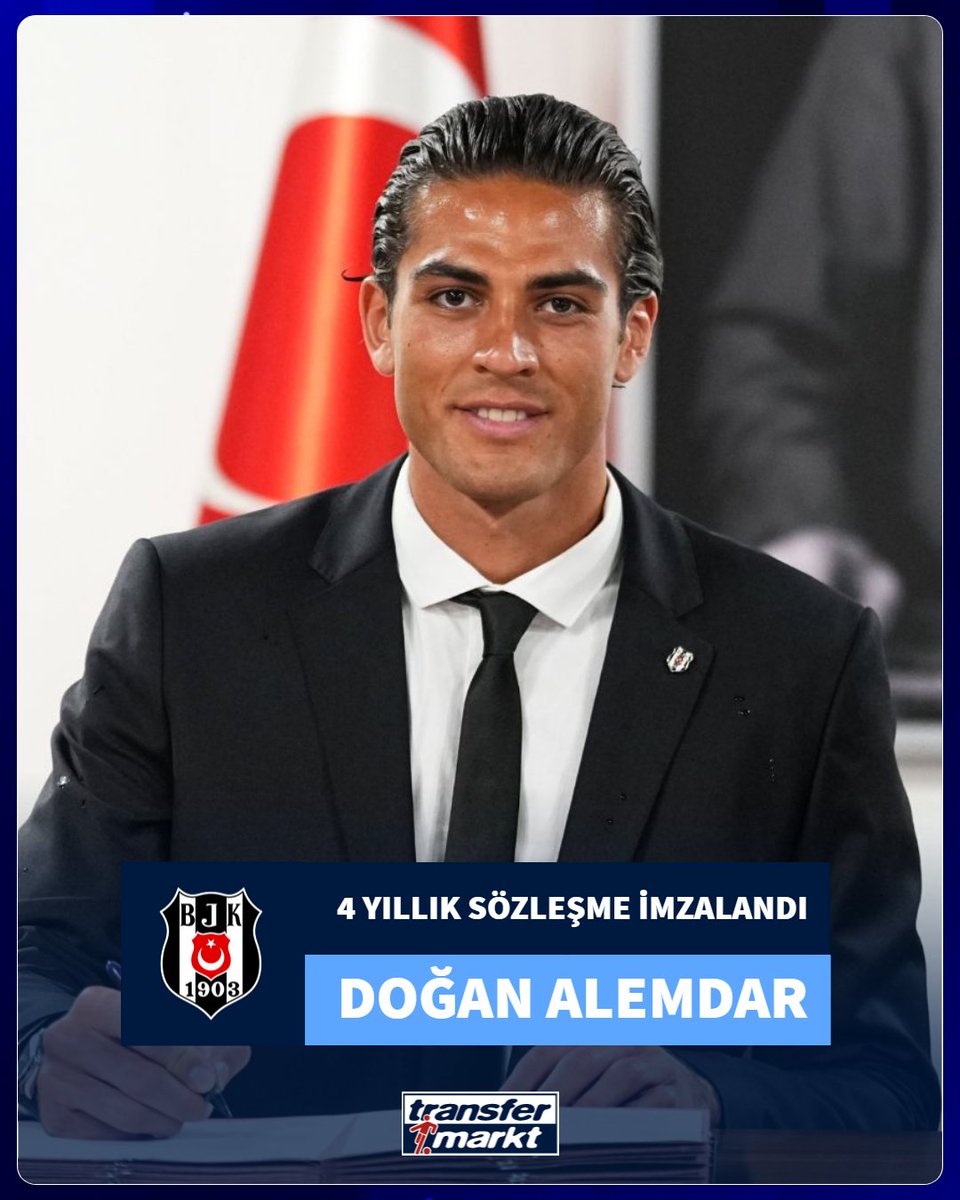 📝 Beşiktaş, Doğan Alemdar ile 4 yıllık sözleşme imzalandığını açıkladı!