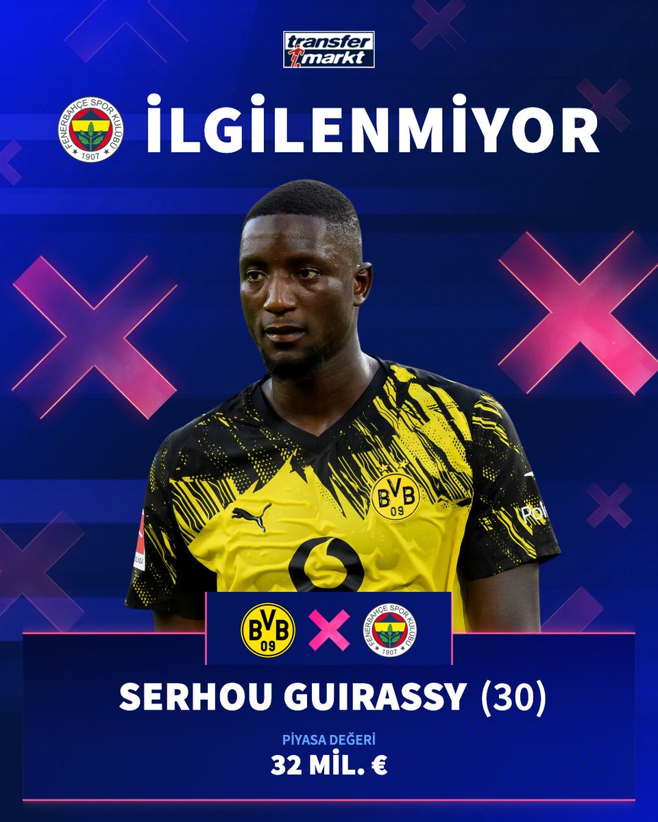 ❌ Serhou Guirassy, Fenerbahçe'ye transfer olmayı düşünmüyor!