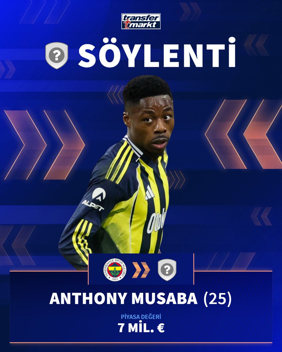 👀 Fenerbahçe'de Anthony Musaba'ya bonservis maliyetinden daha yukarıda teklifler var!