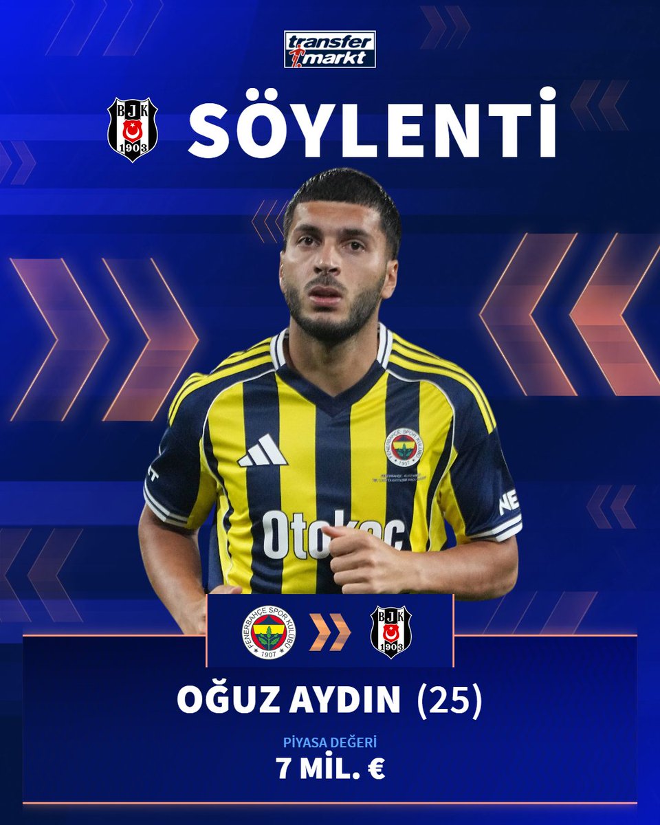 ⚫️⚪️ Beşiktaş, Fenerbahçe'den Oğuz Aydın ile ilgileniyor.