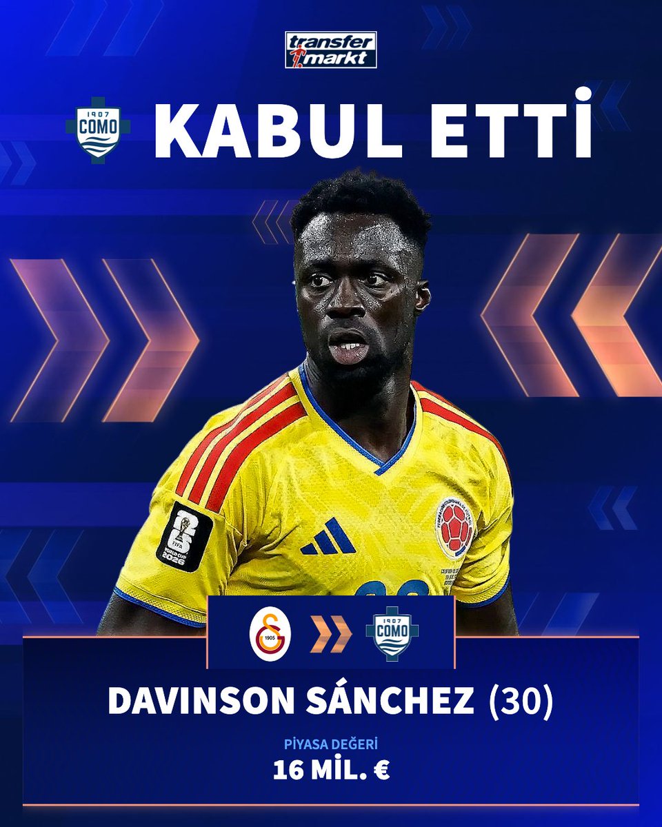 🤝 Davinson Sanchez, Como'nun teklifini kabul etti!