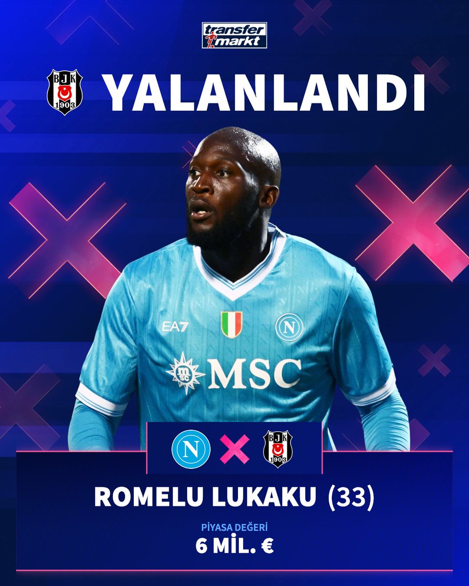 🗣️ Romelu Lukaku'nun menajeri Federico Pastorello: "Lukaku için Beşiktaş ile hiçbir zaman görüşmedim. Oyuncumun Türkiye’ye transfer olma gib